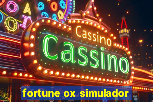 fortune ox simulador